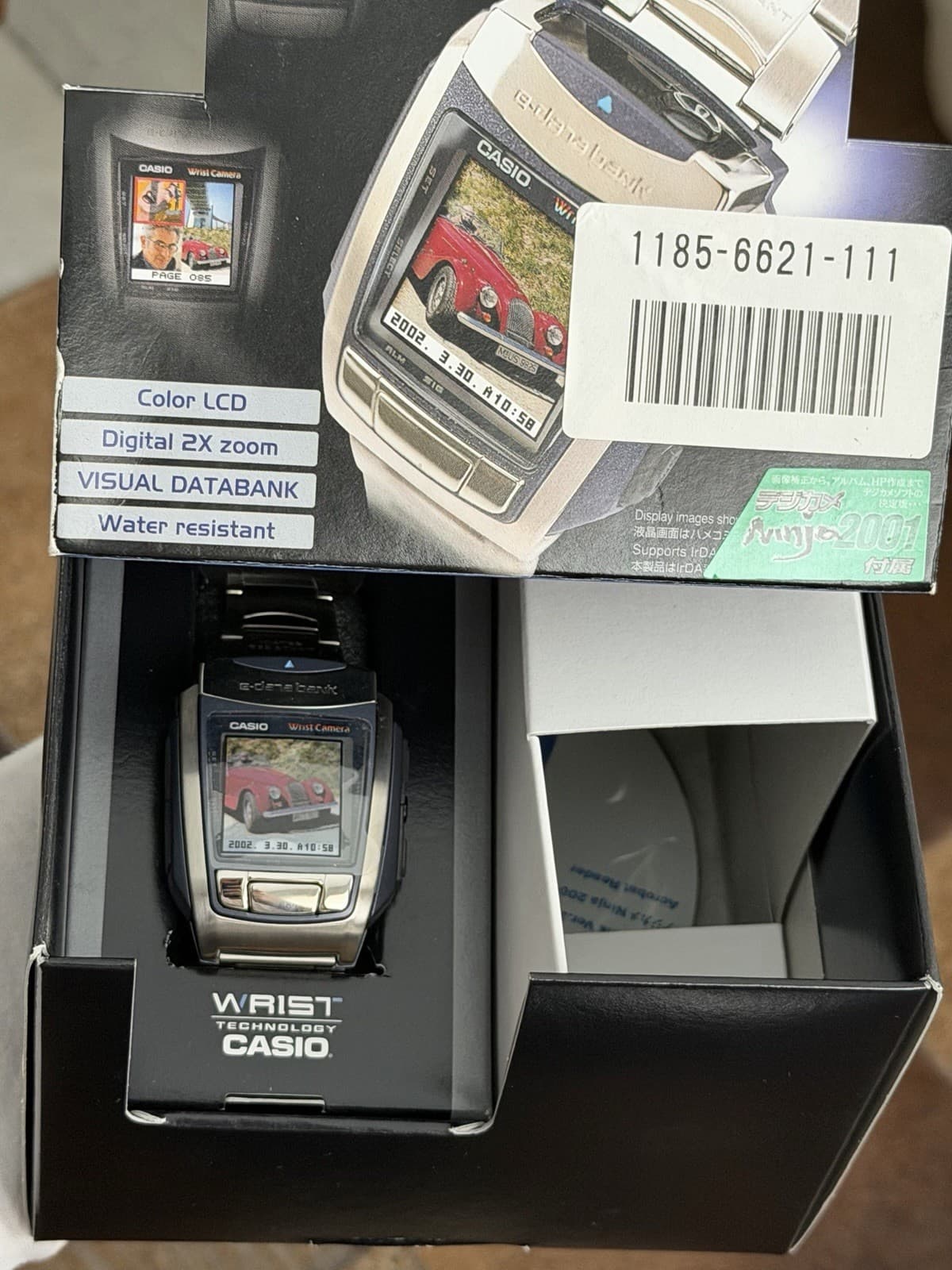 NOS Rare Vintage Casio Wrist Camera WQV-10 Digital Watch Module 2412 JDM 1990s