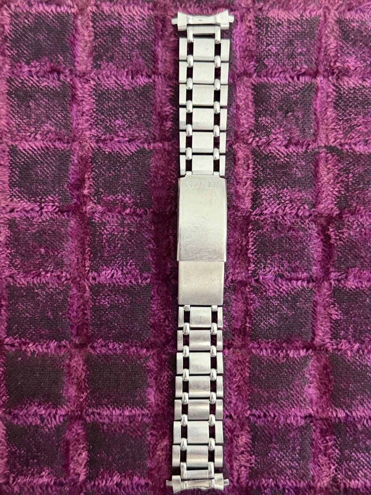 Vintage Citizen Stainless Steel Watch Band Bracelet 18mm JDM 1970s