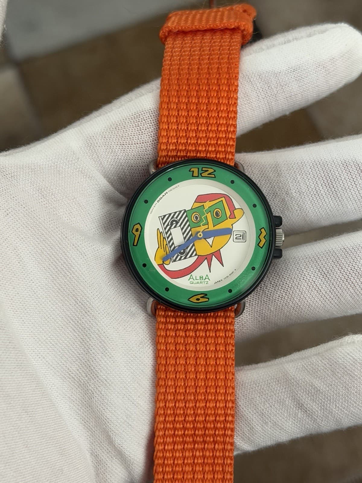 NOS Rare Vintage Alba V532-6H10 Men’s Quartz Watch JDM 1990s