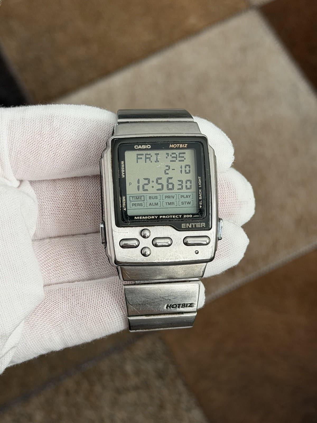Rare Vintage Casio Hotbiz Memory Protect DB-2000 Men’s Digital Watch JDM 1990s