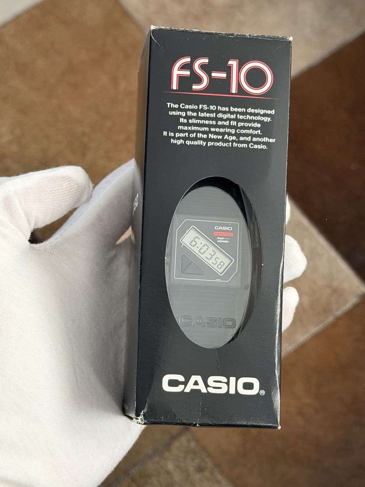 NOS Rare Vintage Casio FS-10 Men’s Digital Sports Film Watch Module 465 JDM 80s