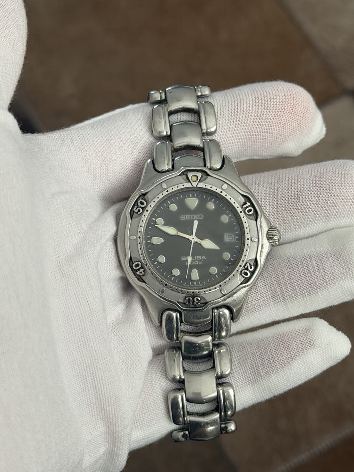 Rare Vintage Seiko Scuba 7N35-6030 Men’s Diver Sports Watch JDM 1990s