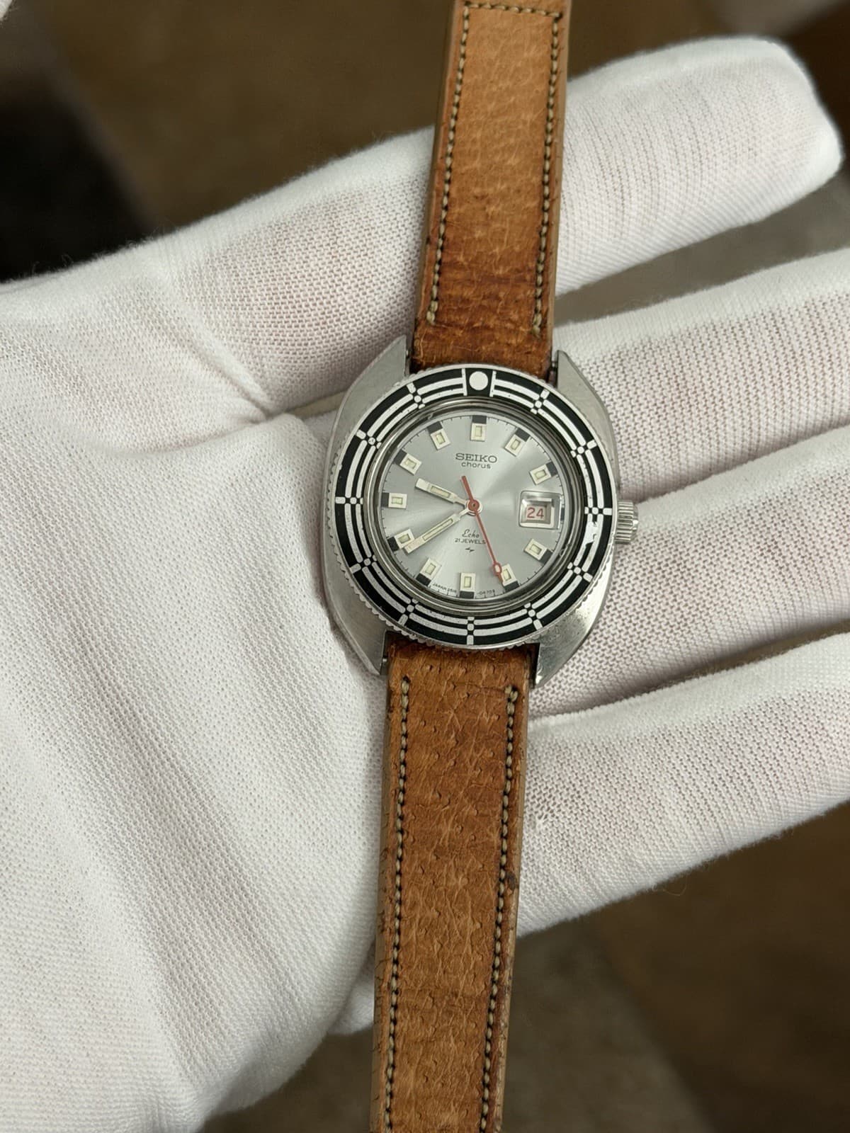 Rare Vintage Seiko Chorus 2518-0200 Classic 21J Manual Dress Watch JDM 1960s