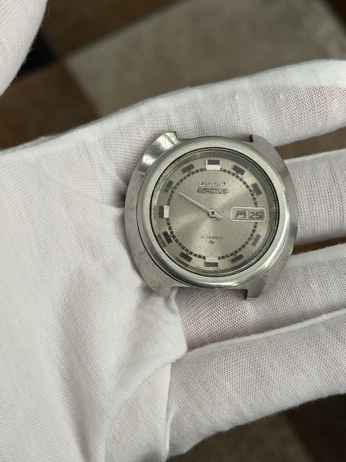 Rare Vintage Seiko 5 Actus 7019-7020 Men’s Automatic Dress Sports Watch JDM 60s