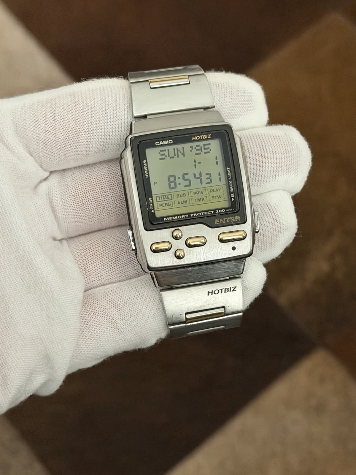 Rare Vintage Casio Hotbiz Memory Protect DB-2100 Men’s Digital Watch JDM 1990s