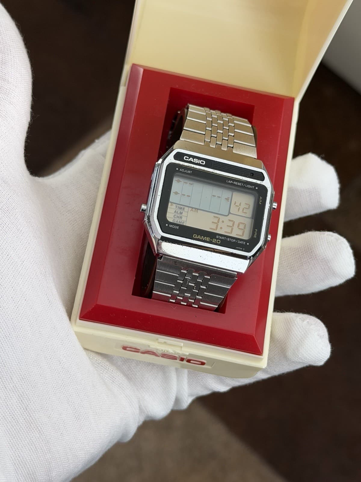 Rare Vintage Casio GAME-20 GM-20 Men’s Digital Game Watch JDM 1980s Module 165