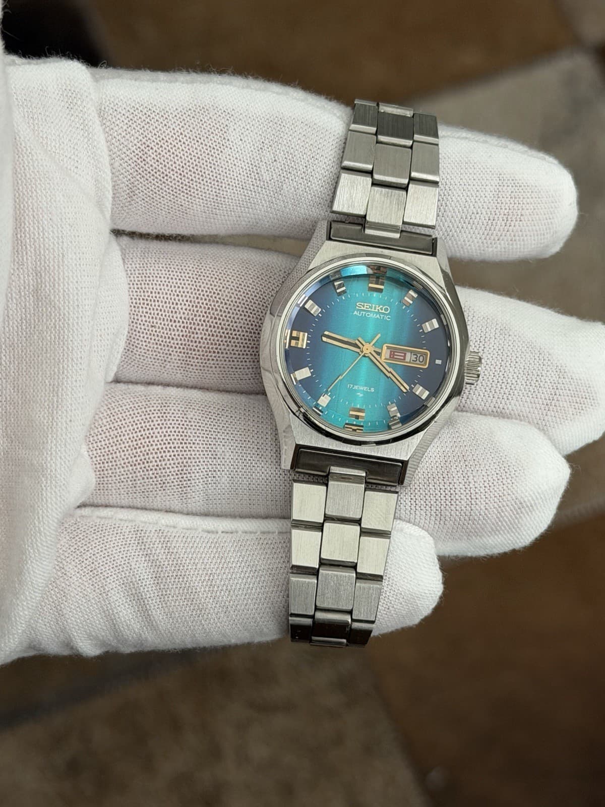 Rare Vintage Seiko Automatic 2206-0440 Ladies Classic Dress Sports Watch JDM 70s