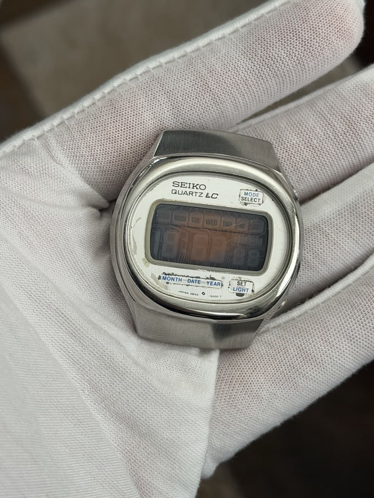 Seiko Quartz LC 0654-5000 Men’s Vintage Digital Sports Watch JDM 1970s