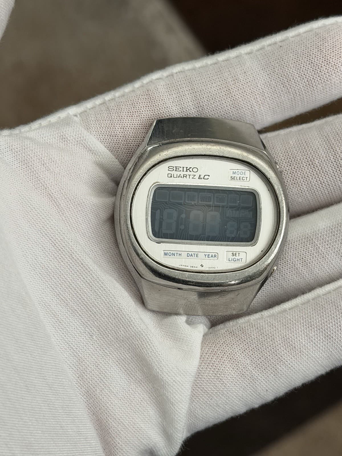 Seiko Quartz LC 0654-5000 Men’s Vintage Digital Sports Watch JDM 1970s