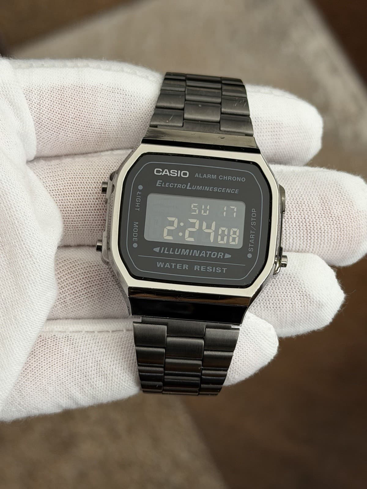 Casio A168 Men’s Digital Alarm Chronograph Sports Watch JDM 1990s Module 3298