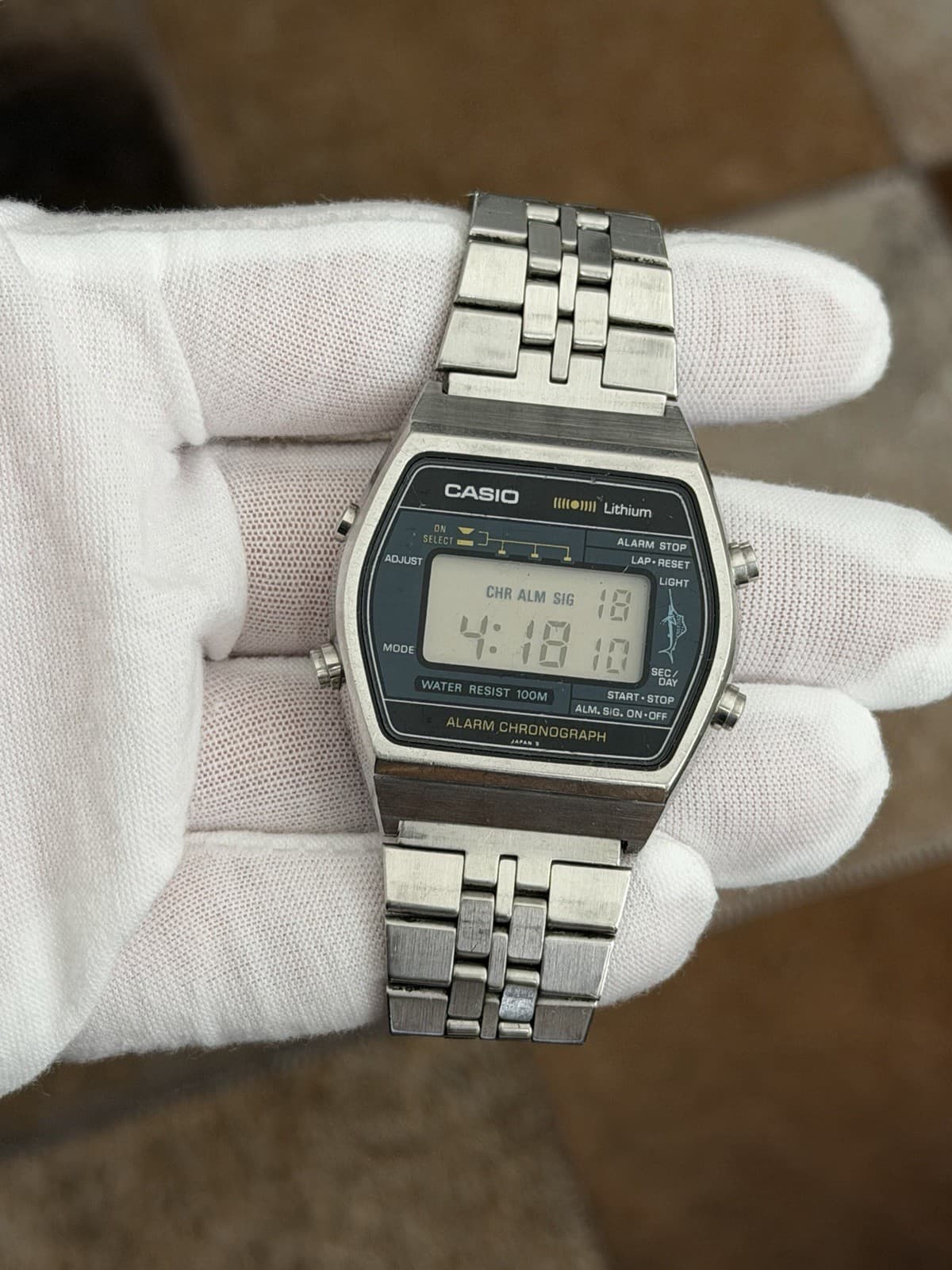 Casio Marlin W-250 Men’s Vintage Digital Sports Watch JDM 1980s Module 108