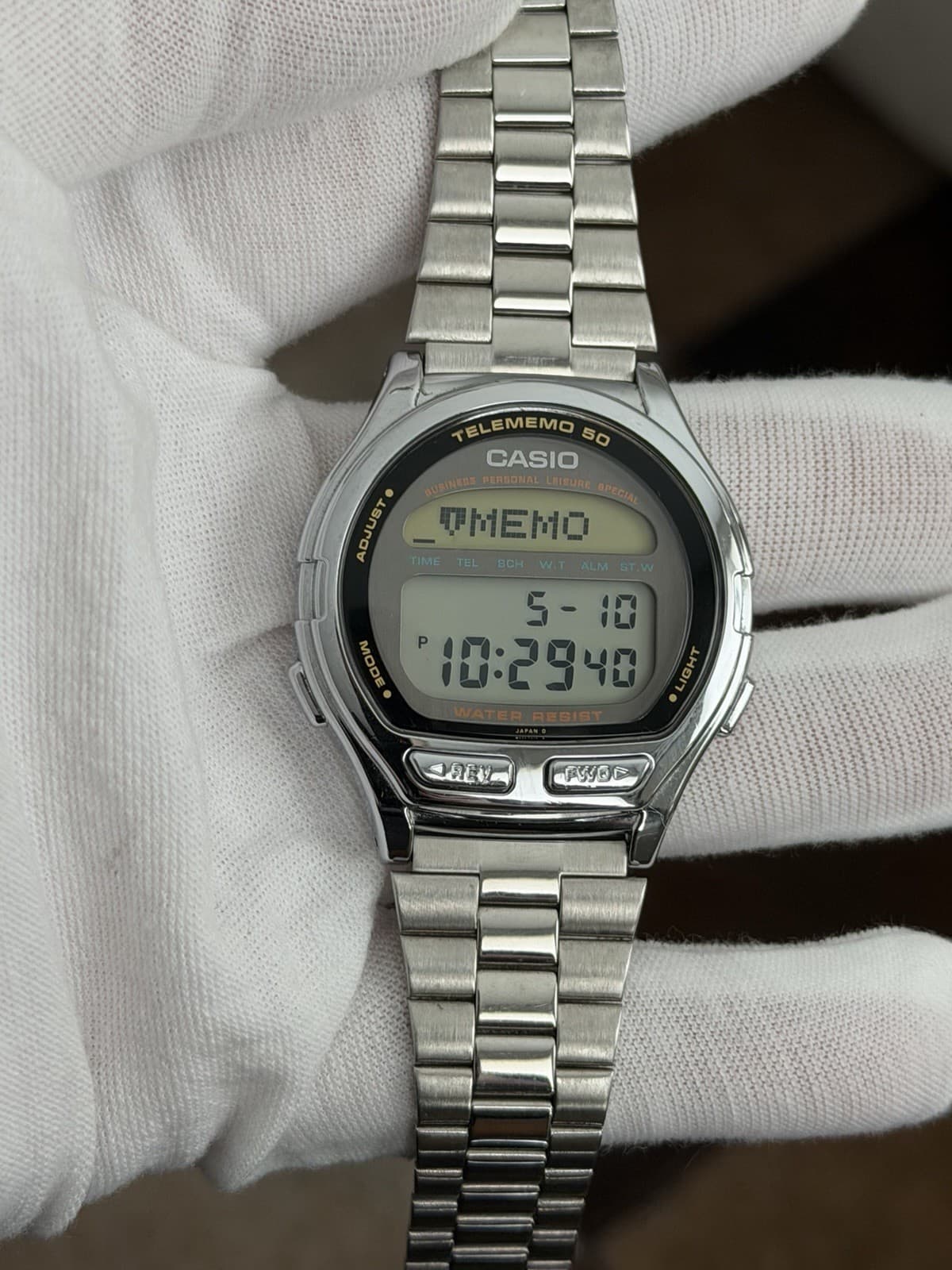 Casio Data Bank Telememo 50 DB-560 Men’s Vintage Digital Sports Watch JDM 1980s