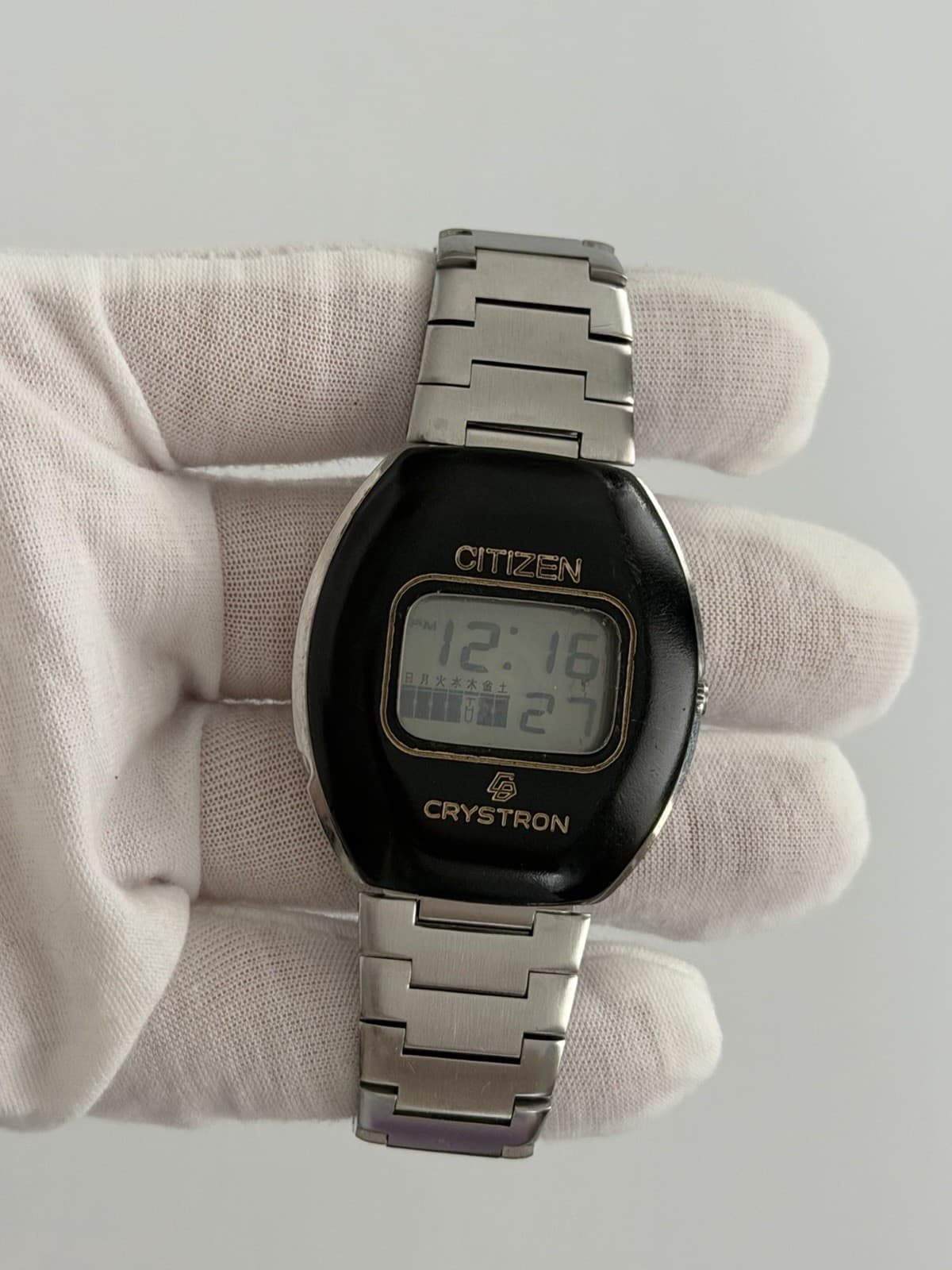 Citizen Crystron 60-1055 Men’s Vintage Digital Sports Watch JDM 1970s