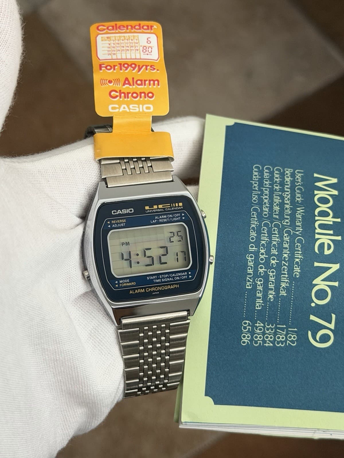 NOS Casio Universal Calendar 79QS-39 Men’s Vintage Digital Sports Watch JDM 70s