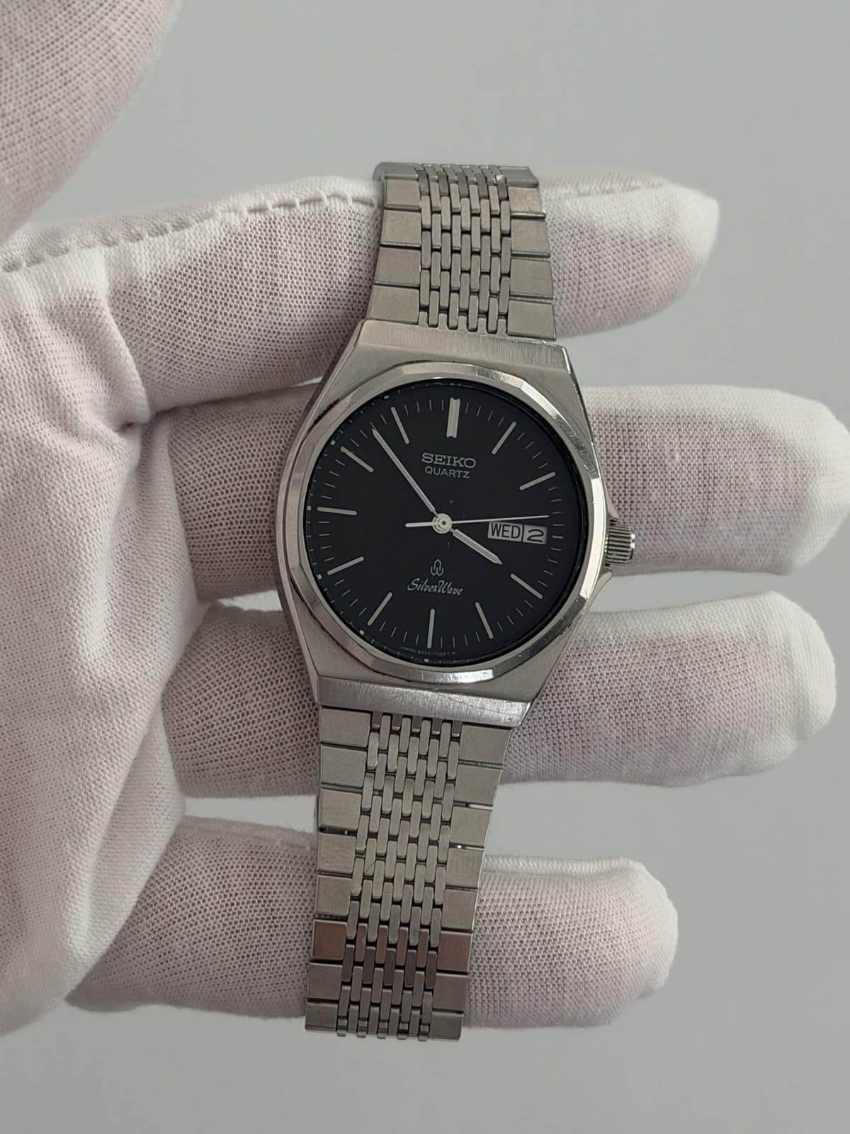 Seiko Silver Wave 6433-7000 Men’s Vintage Quartz Sports Dress Watch JDM 1970s