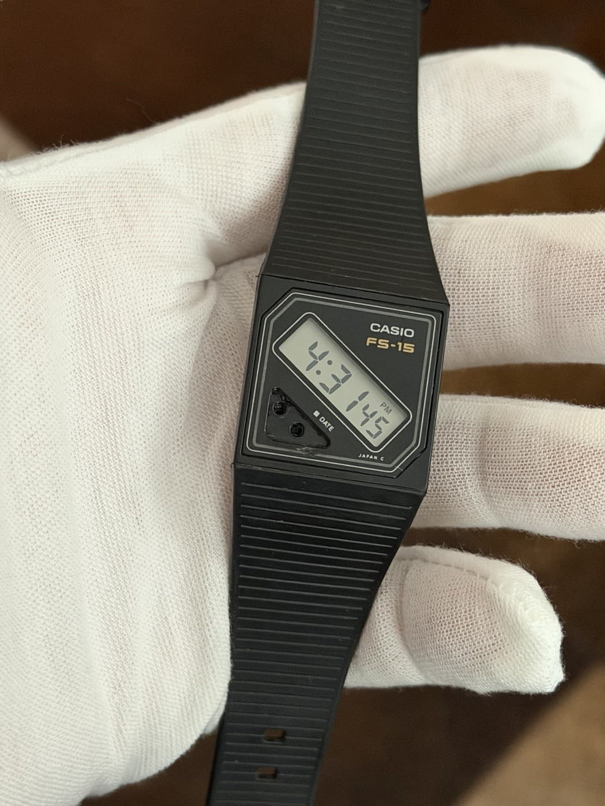 Casio FS-15 Men’s Vintage Digital Sports Film Watch Module 682 JDM 1980s