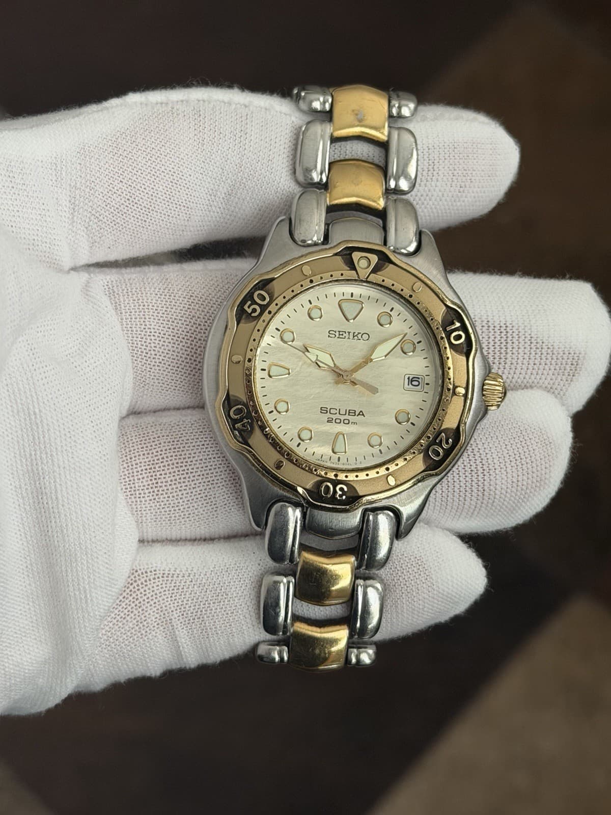 Seiko Scuba 7N35-6030 Men’s Vintage Diver Sports Watch JDM 1990s