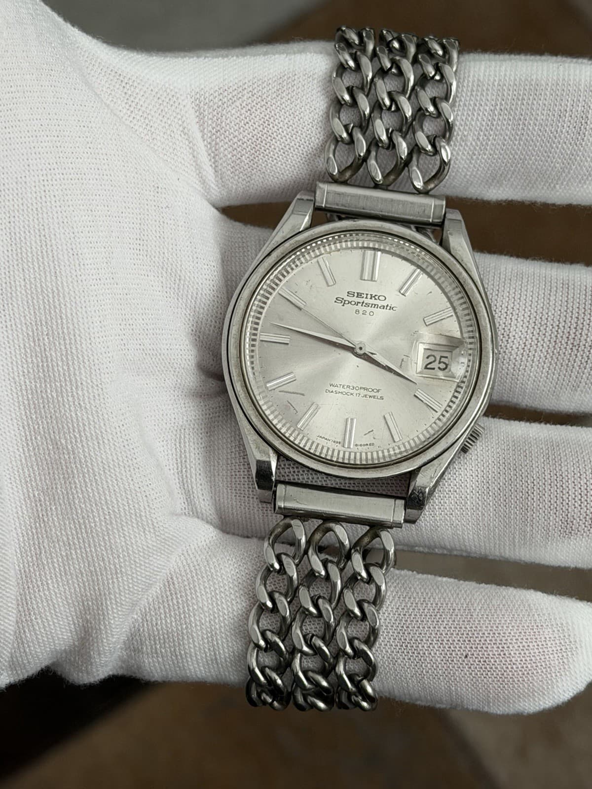 Seiko Sportsmatic 7625-8140 Men’s Vintage 17J Dress Sports Watch JDM 1960s