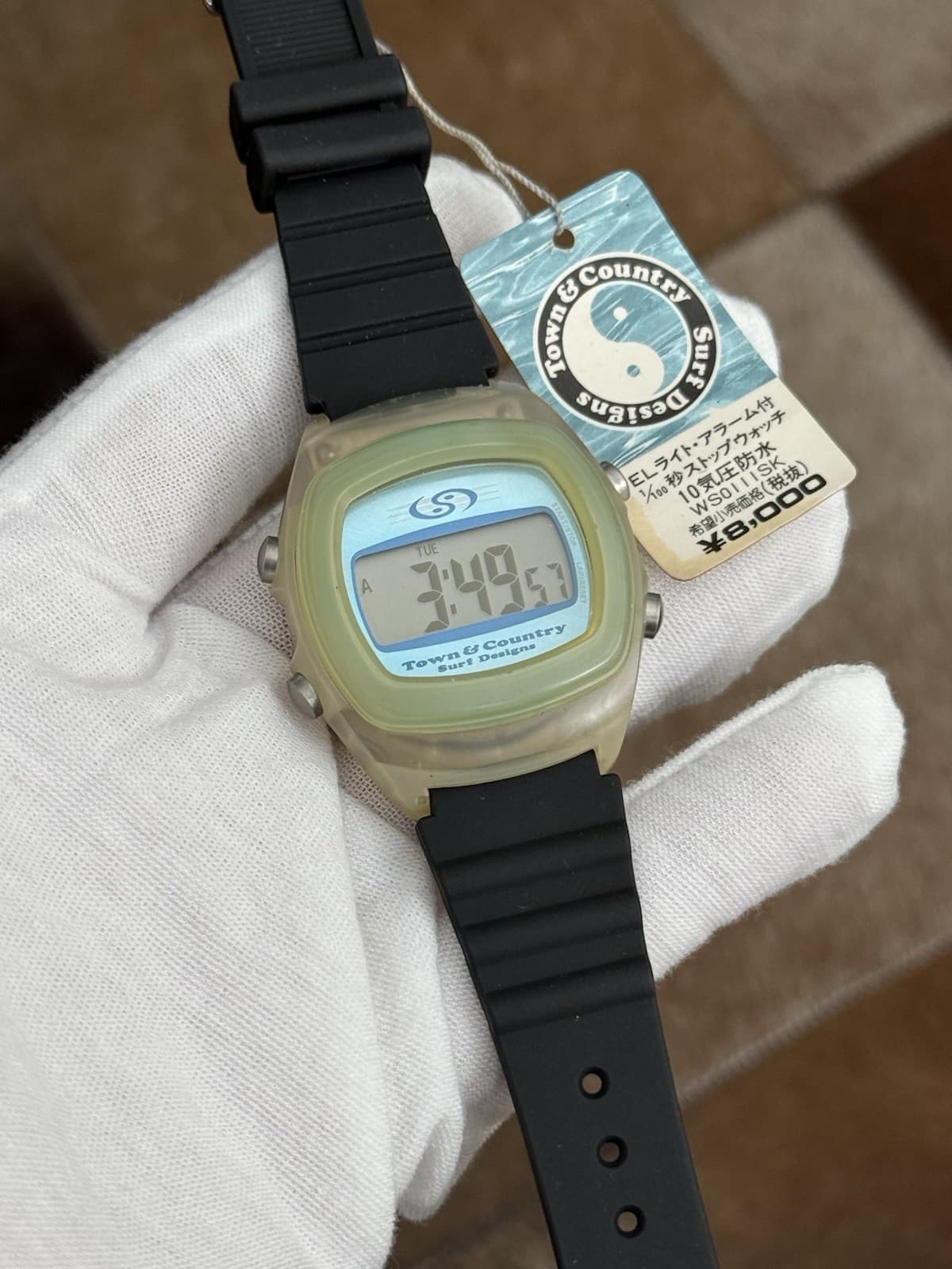 NOS Rare Vintage Orient Town & Country Men’s Digital Surf Sports Watch JDM 1990s