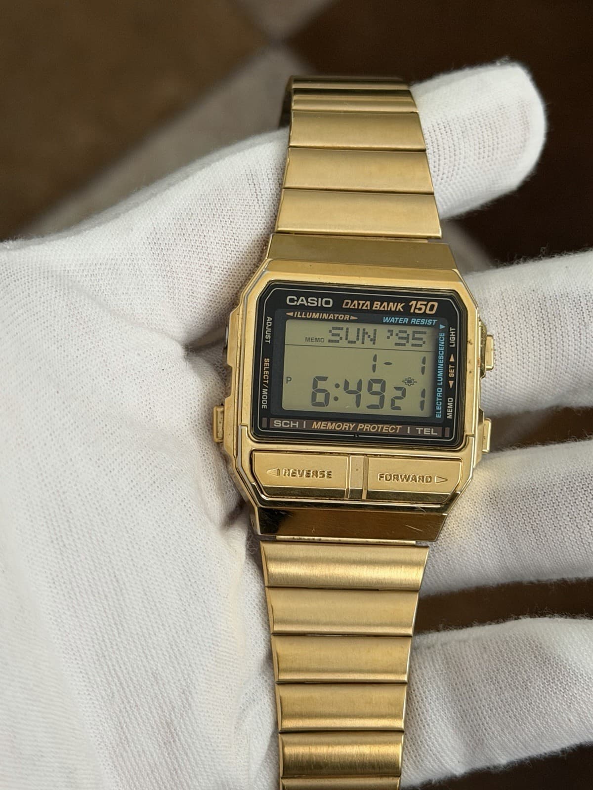 Rare Vintage Casio DB-1500 Data Bank 150 Men’s Digital Sports Watch JDM 1990s - Image 1