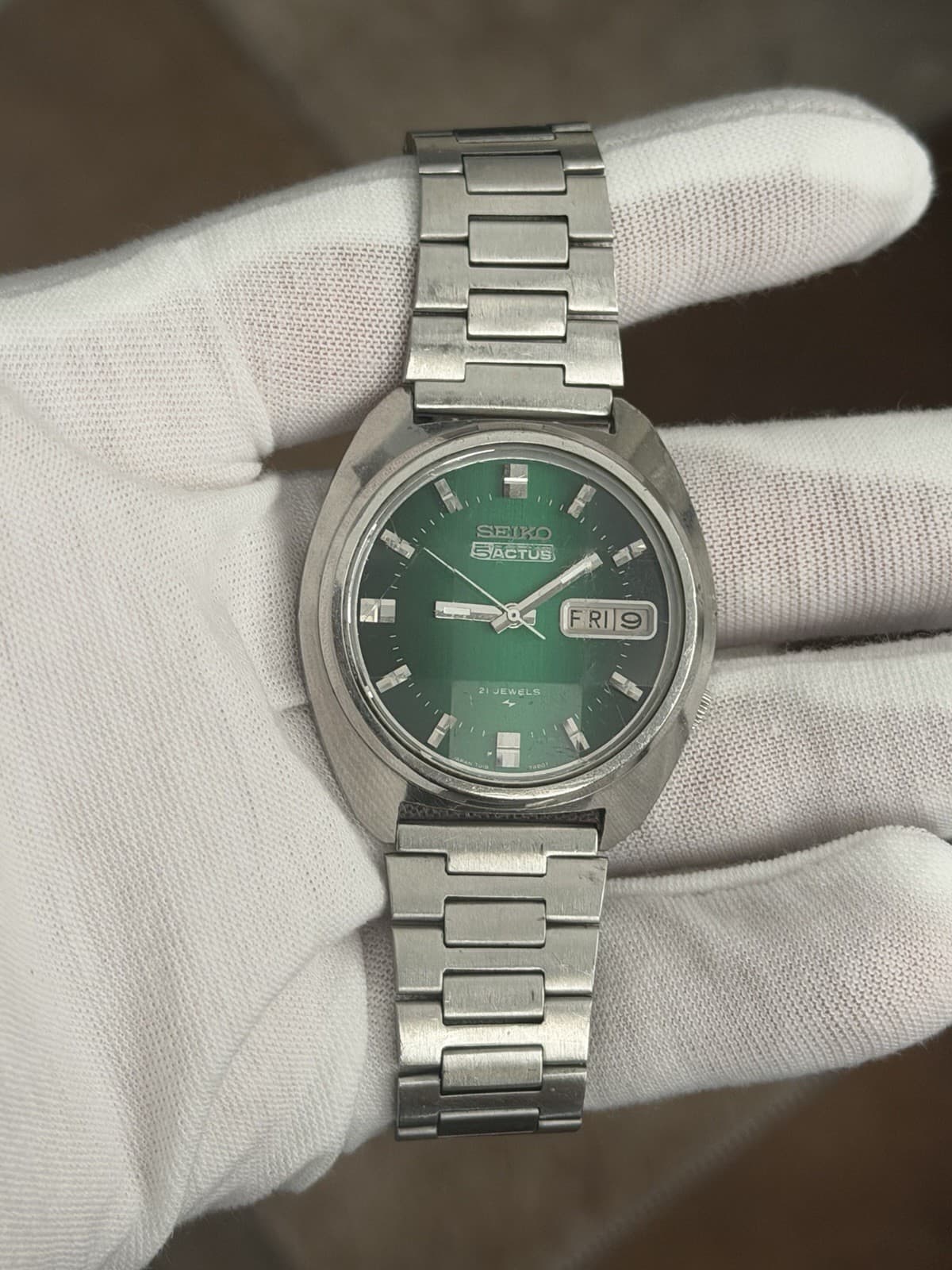 Rare Vintage Seiko 5 Actus 7019-7350 Men’s Automatic Dress Sports Watch JDM 70s