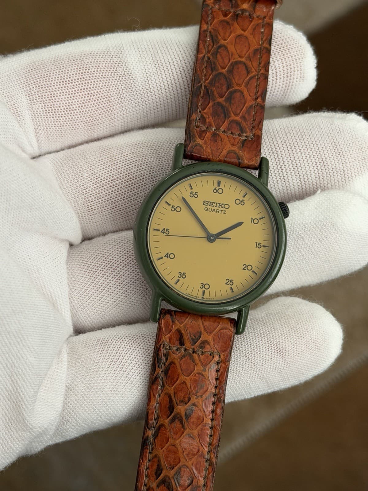 Rare Vintage Seiko Quartz 6531-600A Men’s Classic Military Sports Watch JDM 80s - Image 1