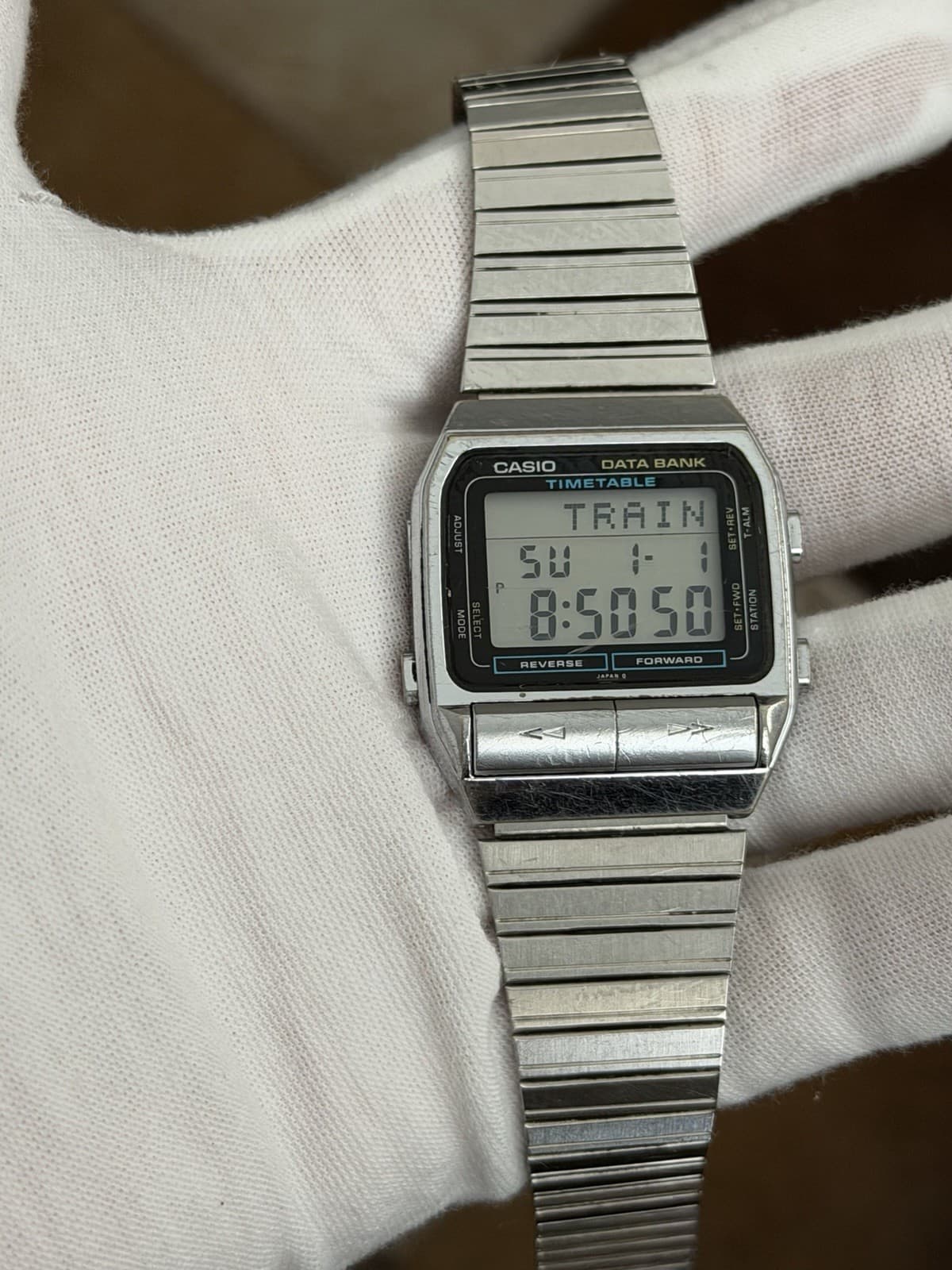 Rare Vintage Casio Data Bank Timetable DBT-700 Men’s Digital Watch JDM 1980s - Image 1