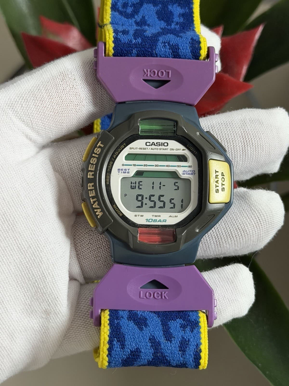 Rare Vintage Casio SKX-1300 Twin LED Men’s Digital Ski Sports Watch JDM 1980s - Image 1