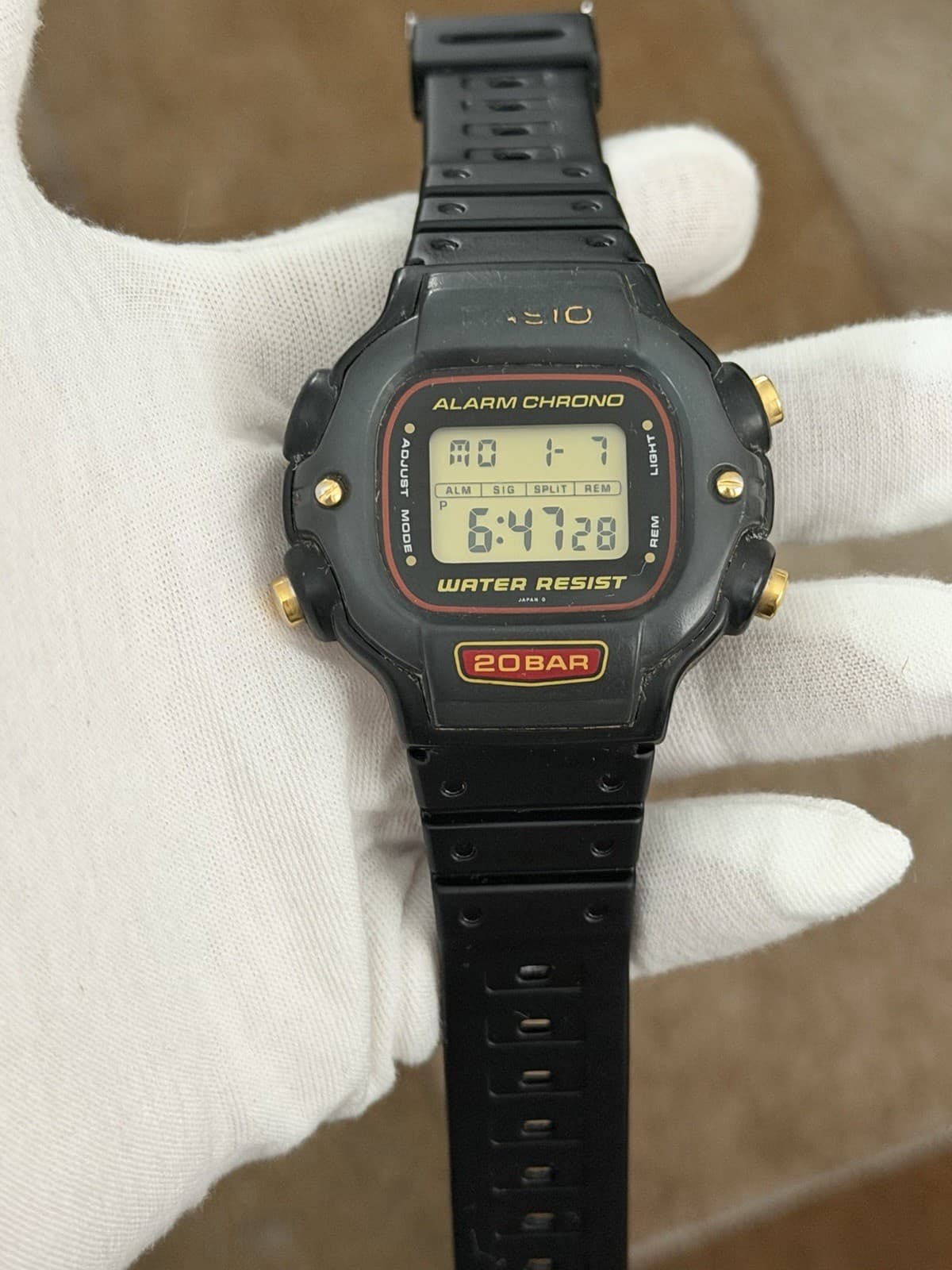 Rare Vintage Casio DW-340 Men’s Digital Diver Sports Watch JDM 1990s Module 1000 - Image 1