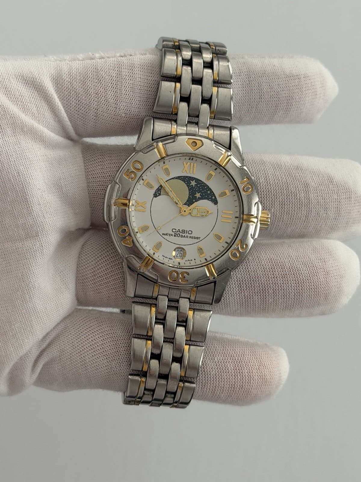 Casio Marlin Moon Phase MD-738 Men’s Vintage Quartz Sports Watch JDM 1980s