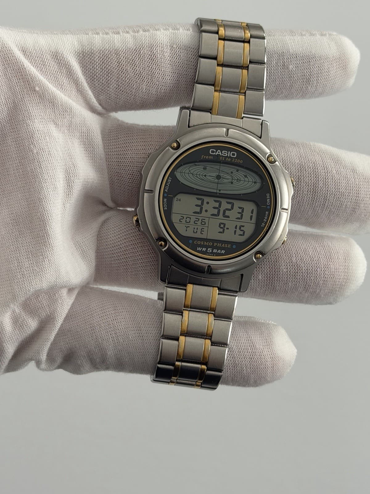 Casio Cosmo Phase CGW-90 Men’s Vintage Digital Astronomy Sports Watch JDM 1980s