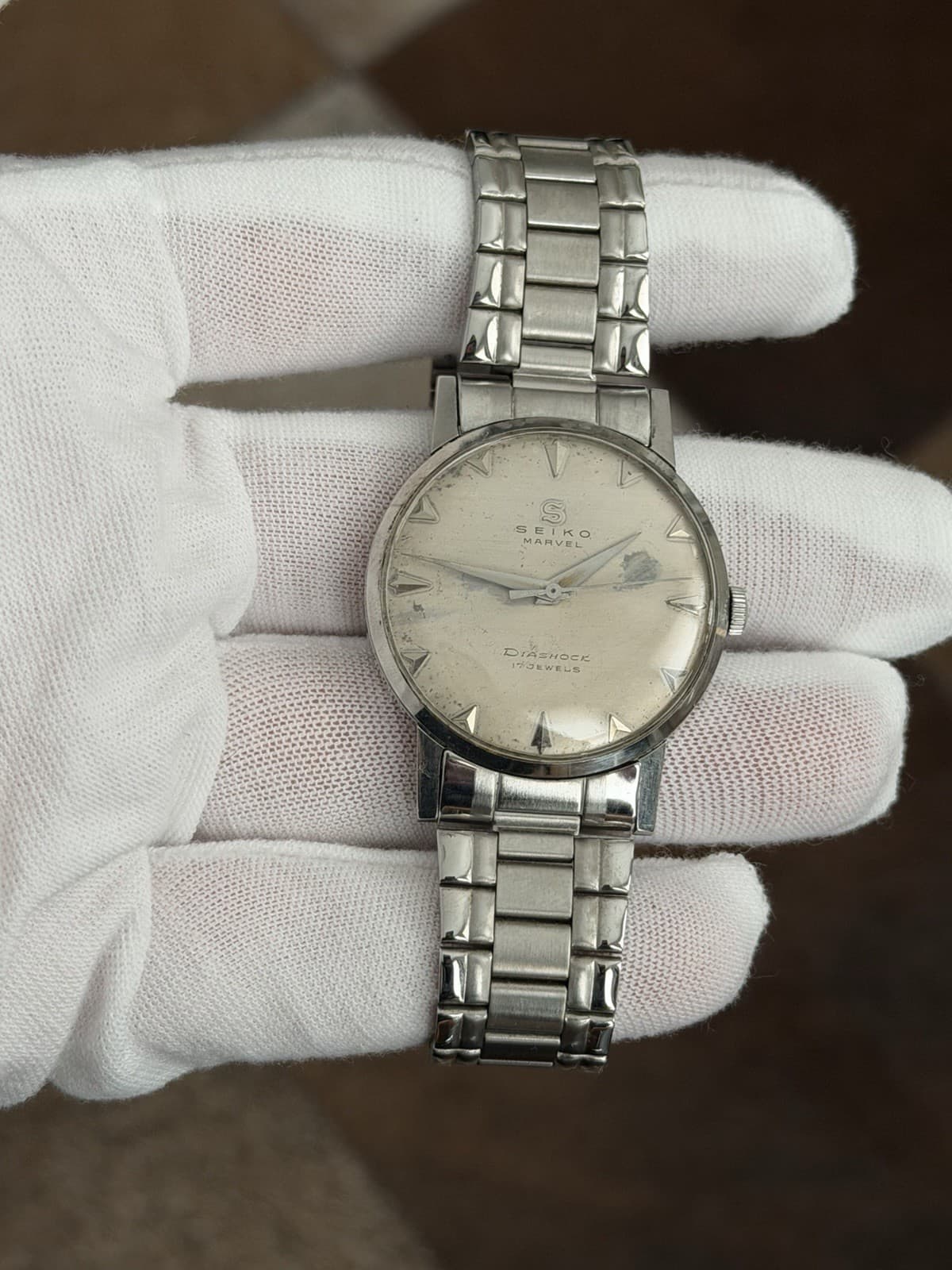 Rare Vintage Seiko Marvel 14036 Seikosha 17J Men’s Classic Dress Watch JDM 1950s