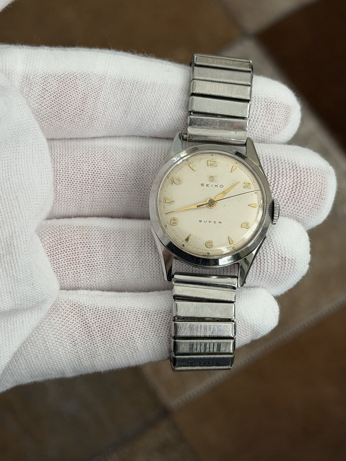 Rare Vintage Seiko Super 11026 Seikosha Classic Manual Wind Dress Watch JDM 50s - Image 1