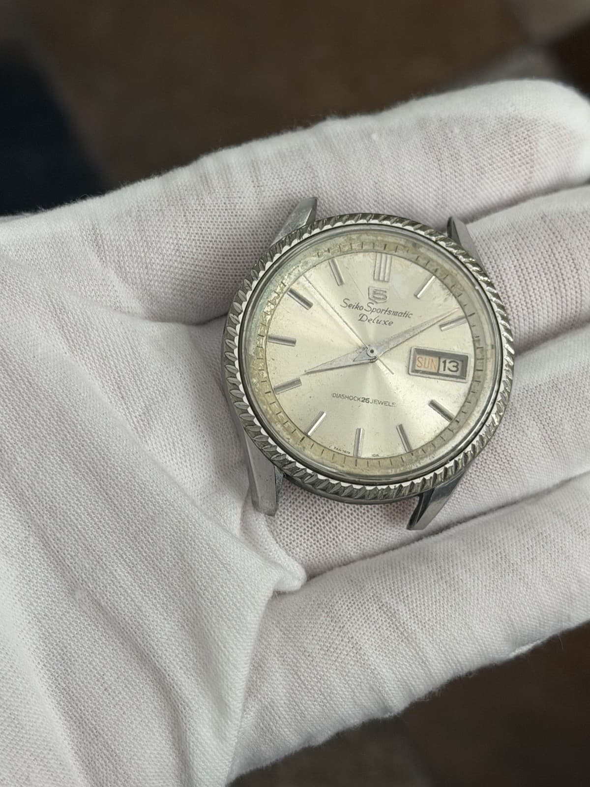 Rare Vintage Seiko 5 Sportsmatic Deluxe 7619-7040 Men’s Automatic Watch JDM 60s