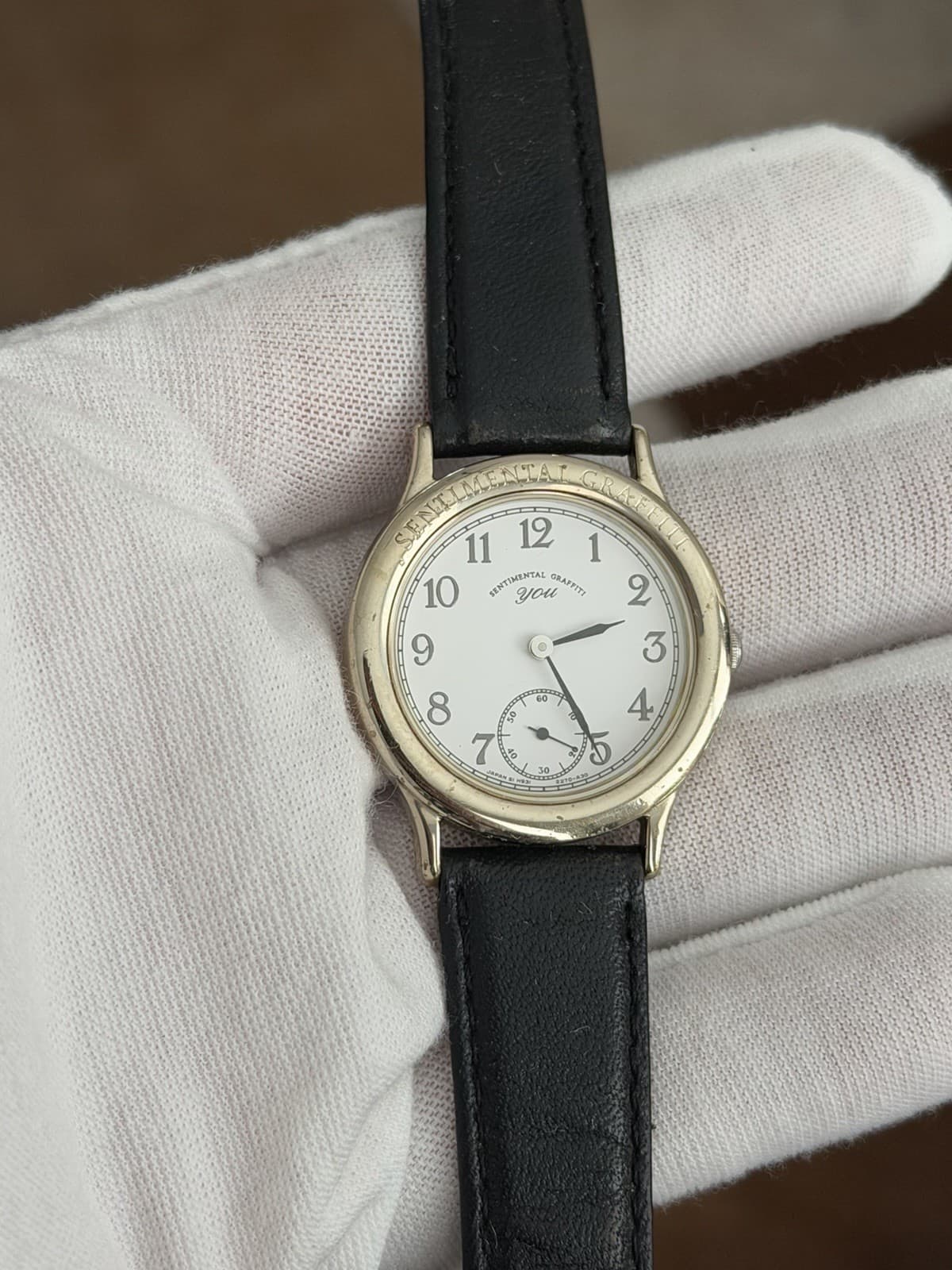 Rare Vintage Orient You Sentimental Graffiti Men’s Classic Quartz Watch JDM 80s - Image 1