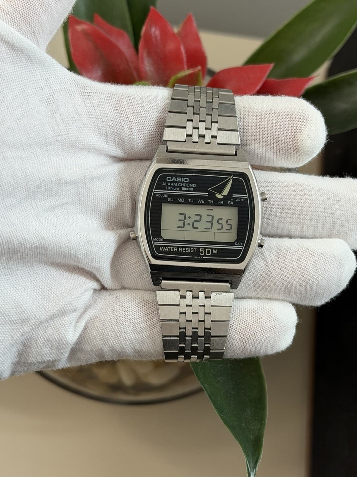 Rare Vintage Casio Sailboat W-61 Men’s Digital Sports Watch Module 81 JDM 1980s - Image 1