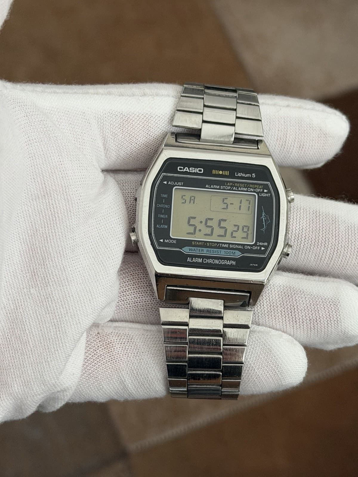 Rare Vintage Casio Marlin H101 Men’s Digital Sports Watch Module 106 JDM 1980s - Image 1