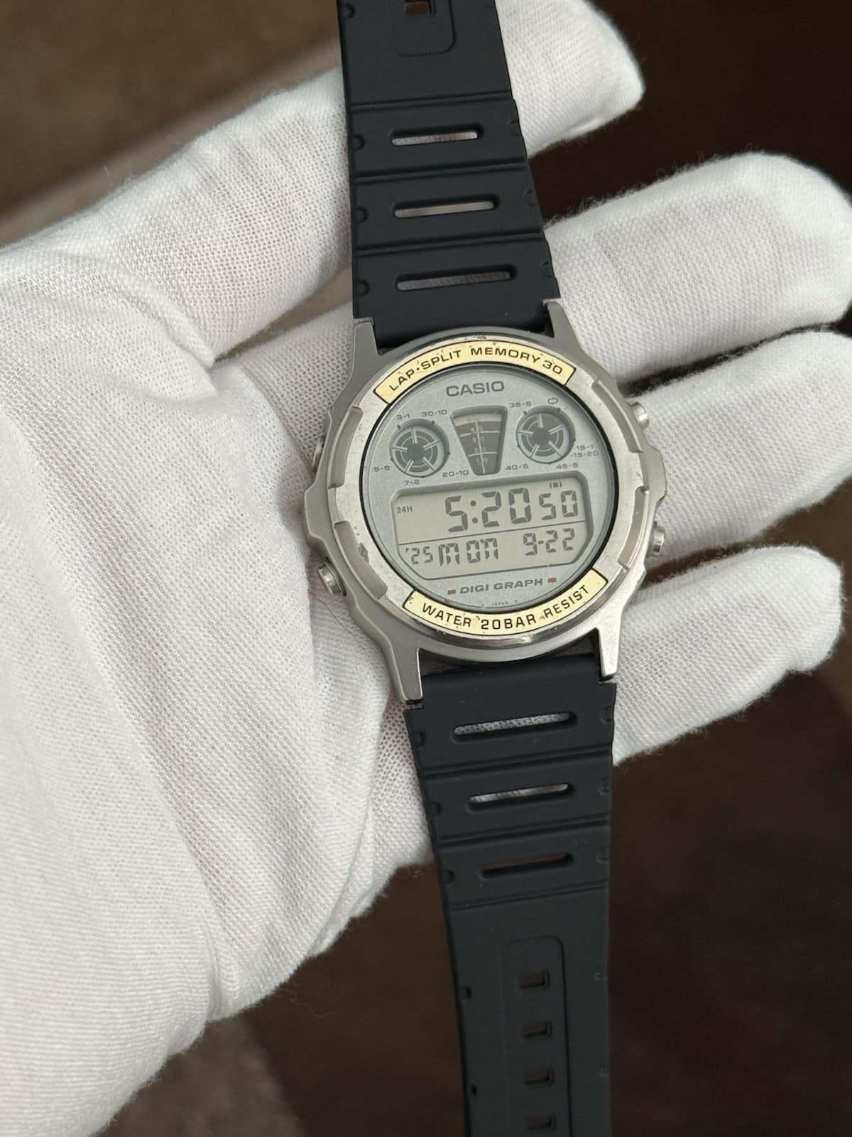 Rare Vintage Casio Digi Graph DW-3300 Men’s Digital Sports Watch JDM 1980s - Image 1