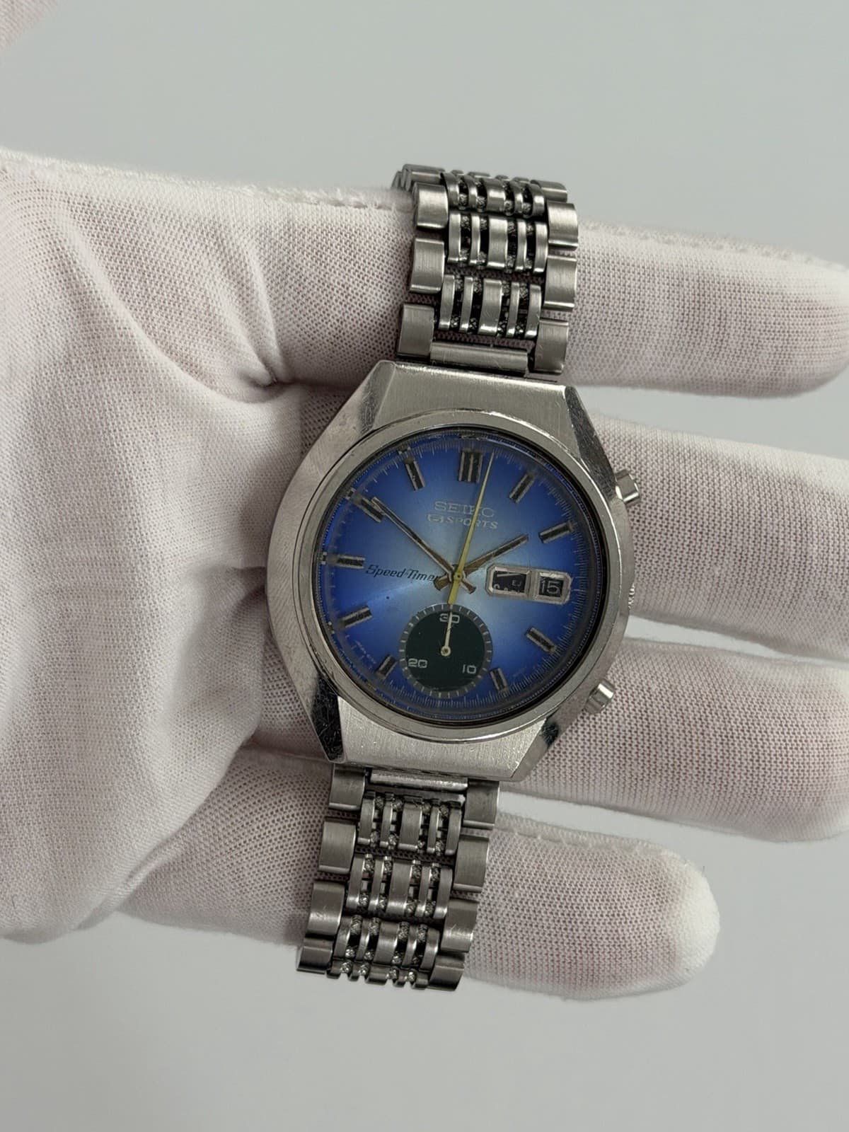 Seiko 5 Sports Speedtimer 6139-8040 Men’s Vintage Chronograph Watch JDM 1970s