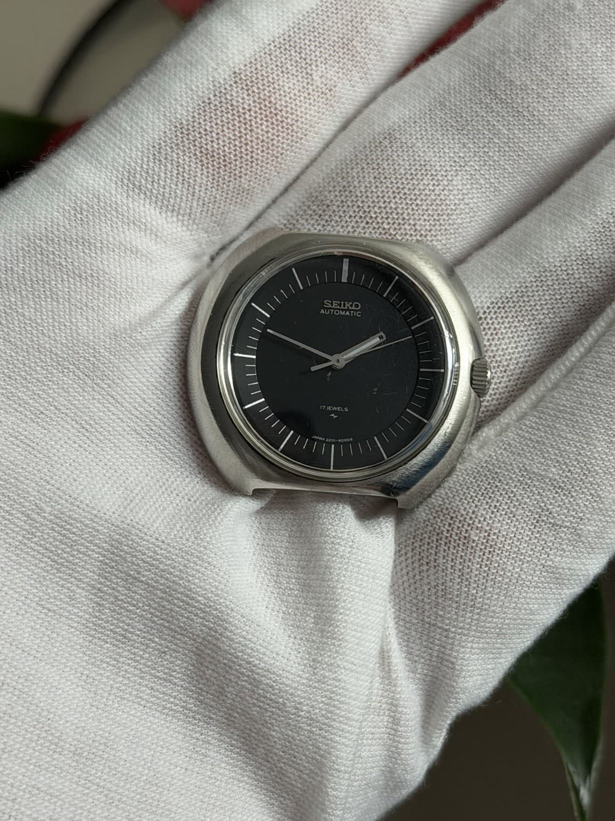 Rare Vintage Seiko Automatic 2201-6010 Men’s 17J Dress Sports Watch JDM 1970s