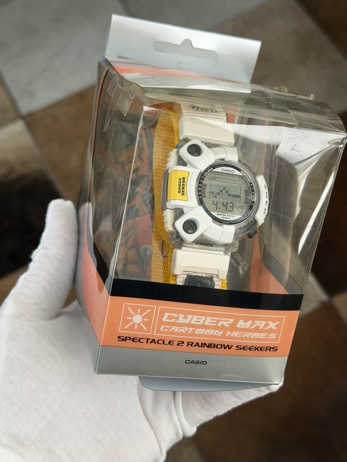 NOS Rare Vintage Casio Cyber Max JG-320 Punch Force Digital Game Watch JDM 1990s - Image 1