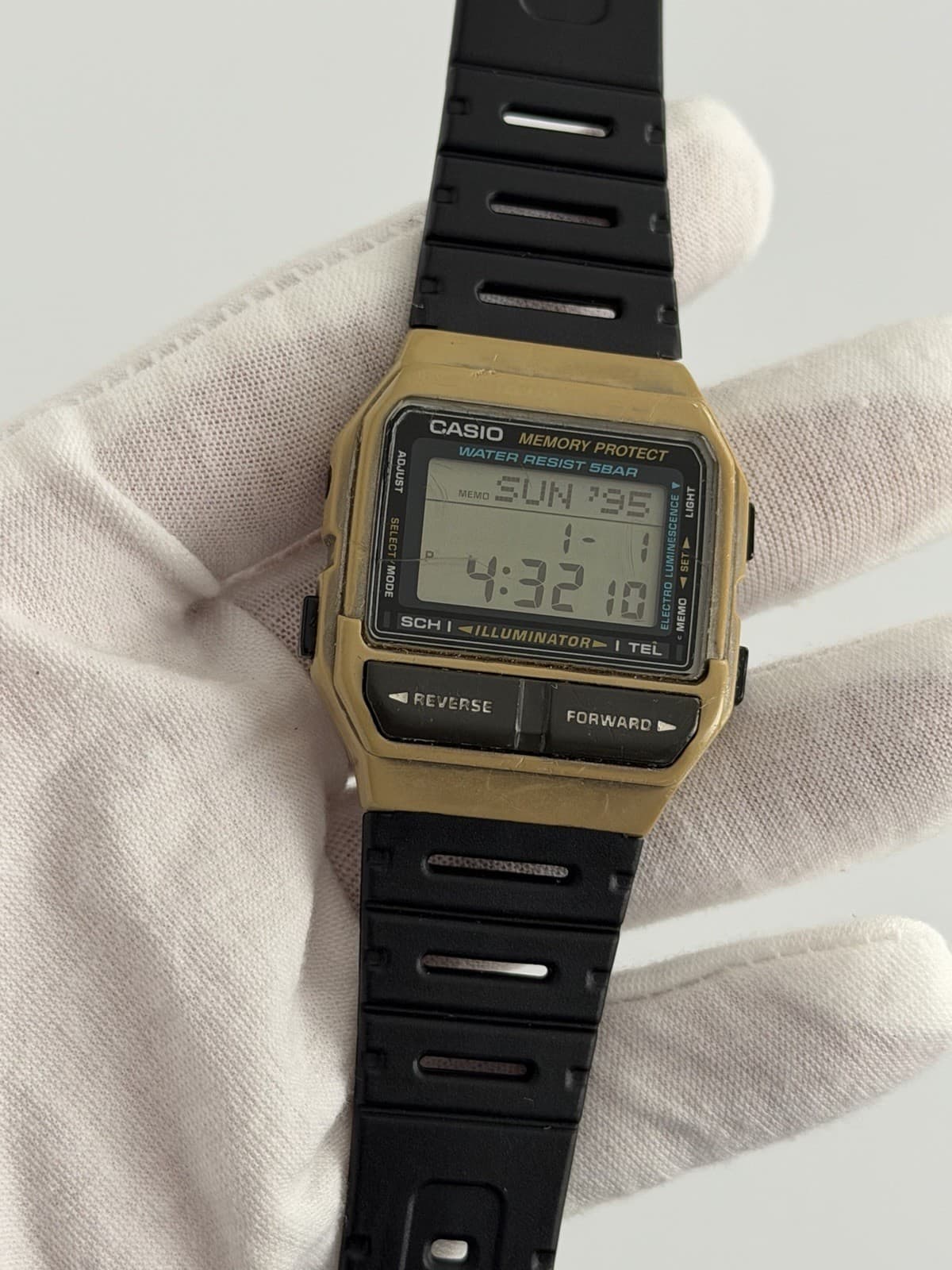 Casio DB-1500 Data Bank 150 Men’s Vintage Digital Sports Watch JDM 1990s