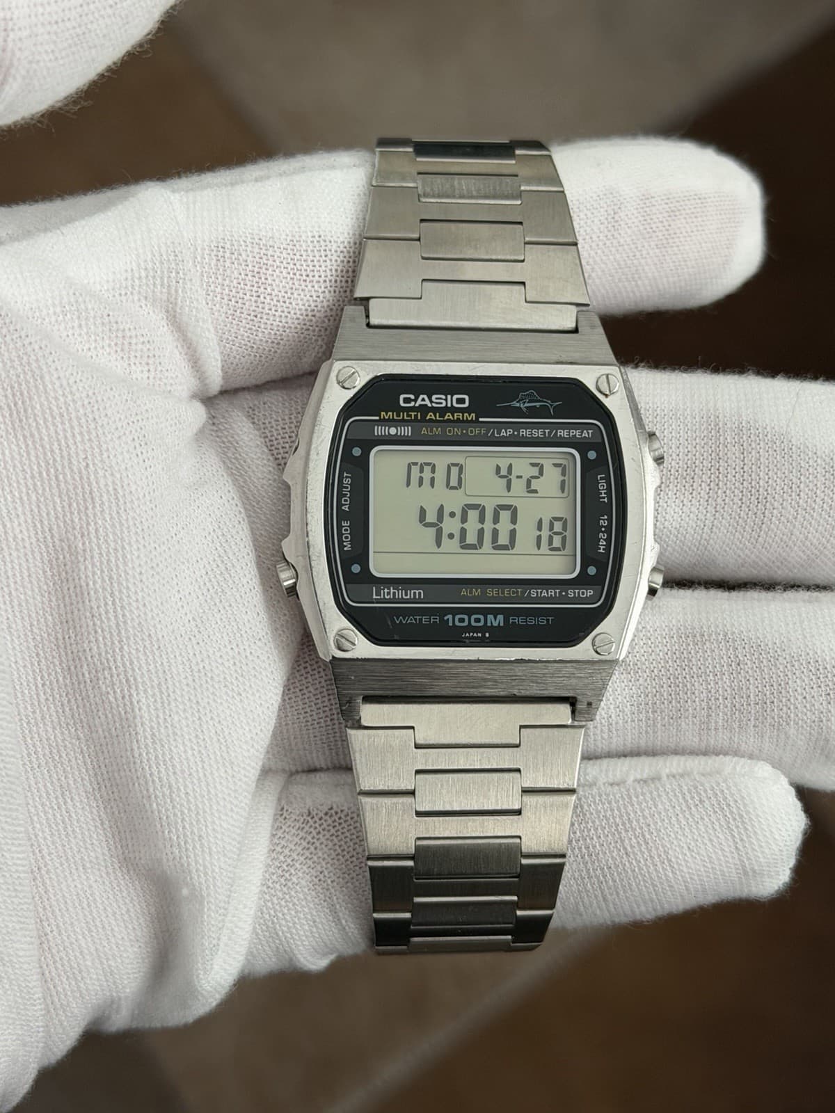 Rare Vintage Casio Marlin W-650 Men’s Digital Sports Watch Module 181 JDM 1980s - Image 1