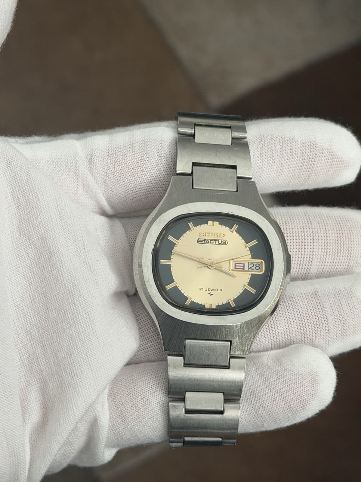 Rare Vintage Seiko 5 Actus 7019-5010 Men’s Automatic Dress Sports Watch JDM 70s