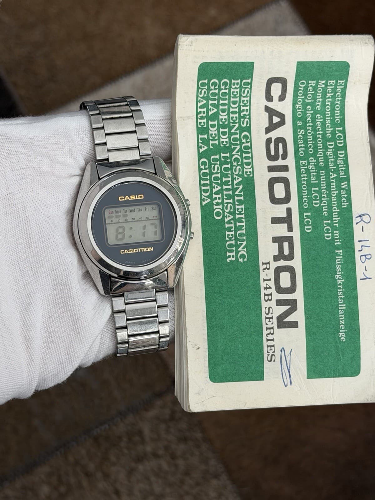 Rare Vintage Casio Casiotron R-14 Men’s Digital Sports Watch JDM 1970s - Image 1