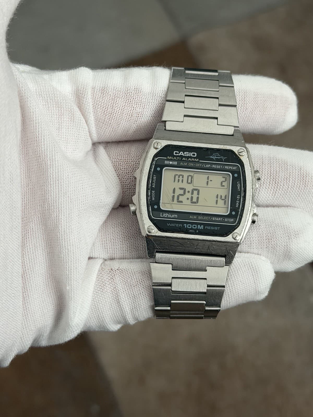 Rare Vintage Casio Marlin W-650 Men’s Digital Sports Watch Module 181 JDM 1980s - Image 1