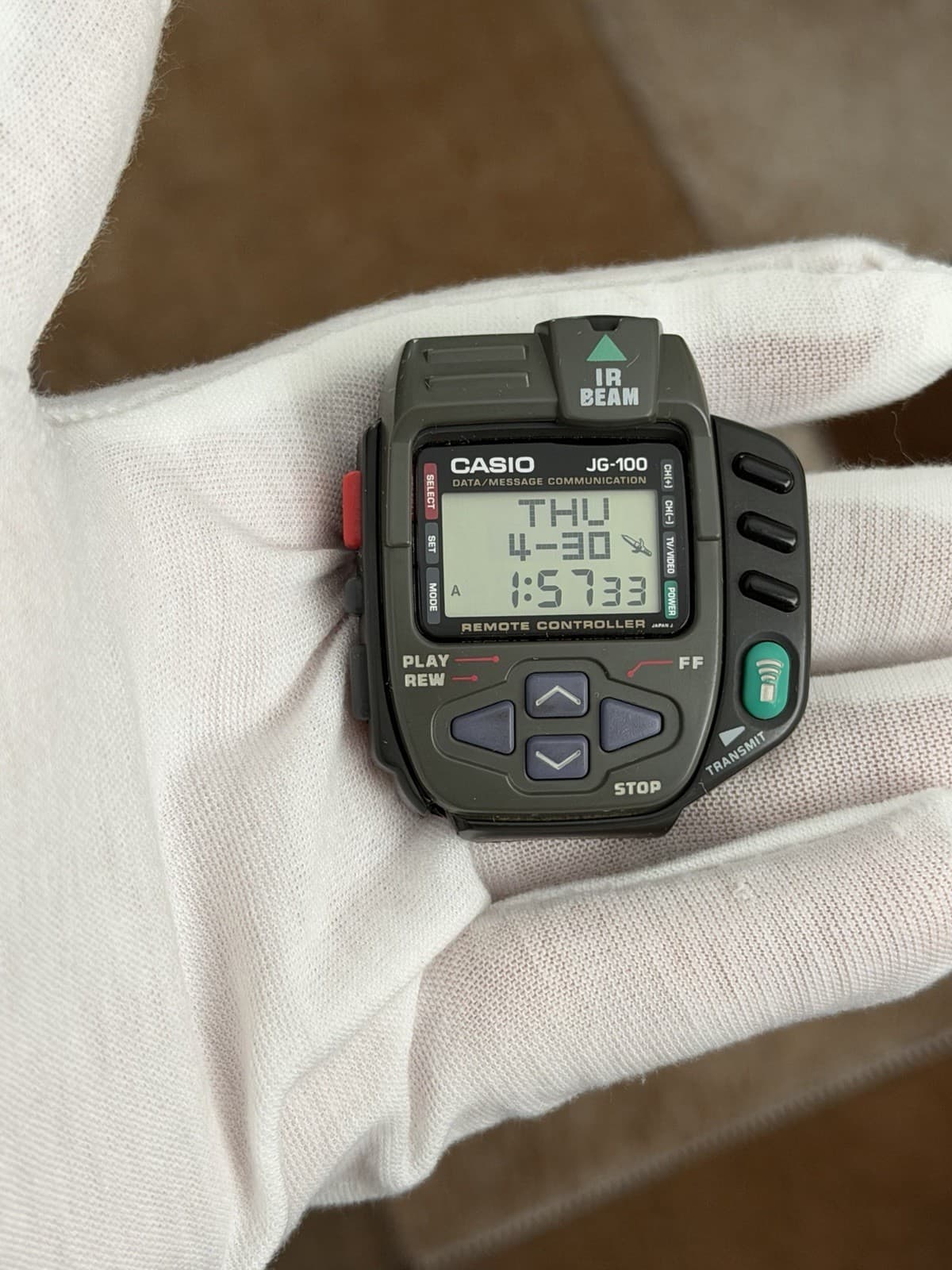 Rare Vintage Casio Super Cyber Cross JG-100 Men’s Digital Game Watch JDM 1990s - Image 1