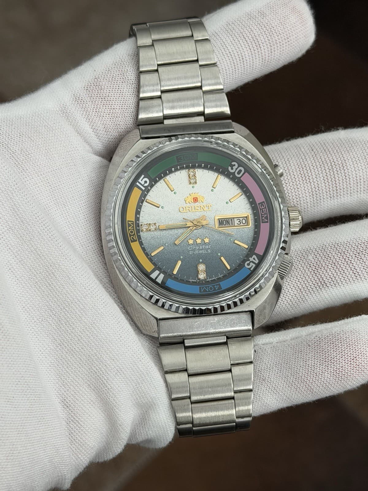 Rare Vintage Orient King Diver Men’s 21J Automatic Sports Watch JDM 1990s - Image 1