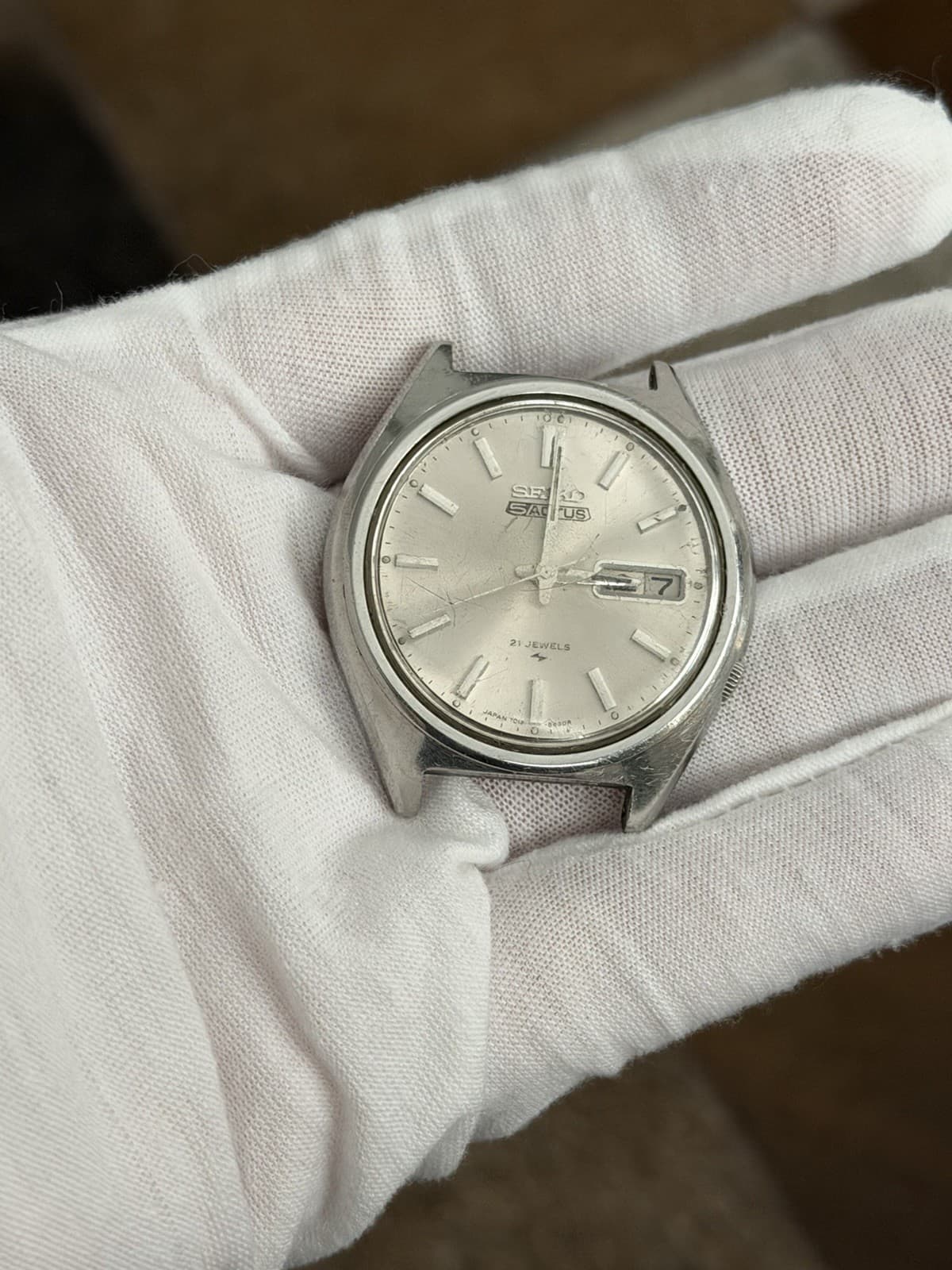 Rare Vintage Seiko 5 Actus 7019-8010 Men’s Automatic Dress Sports Watch JDM 70s