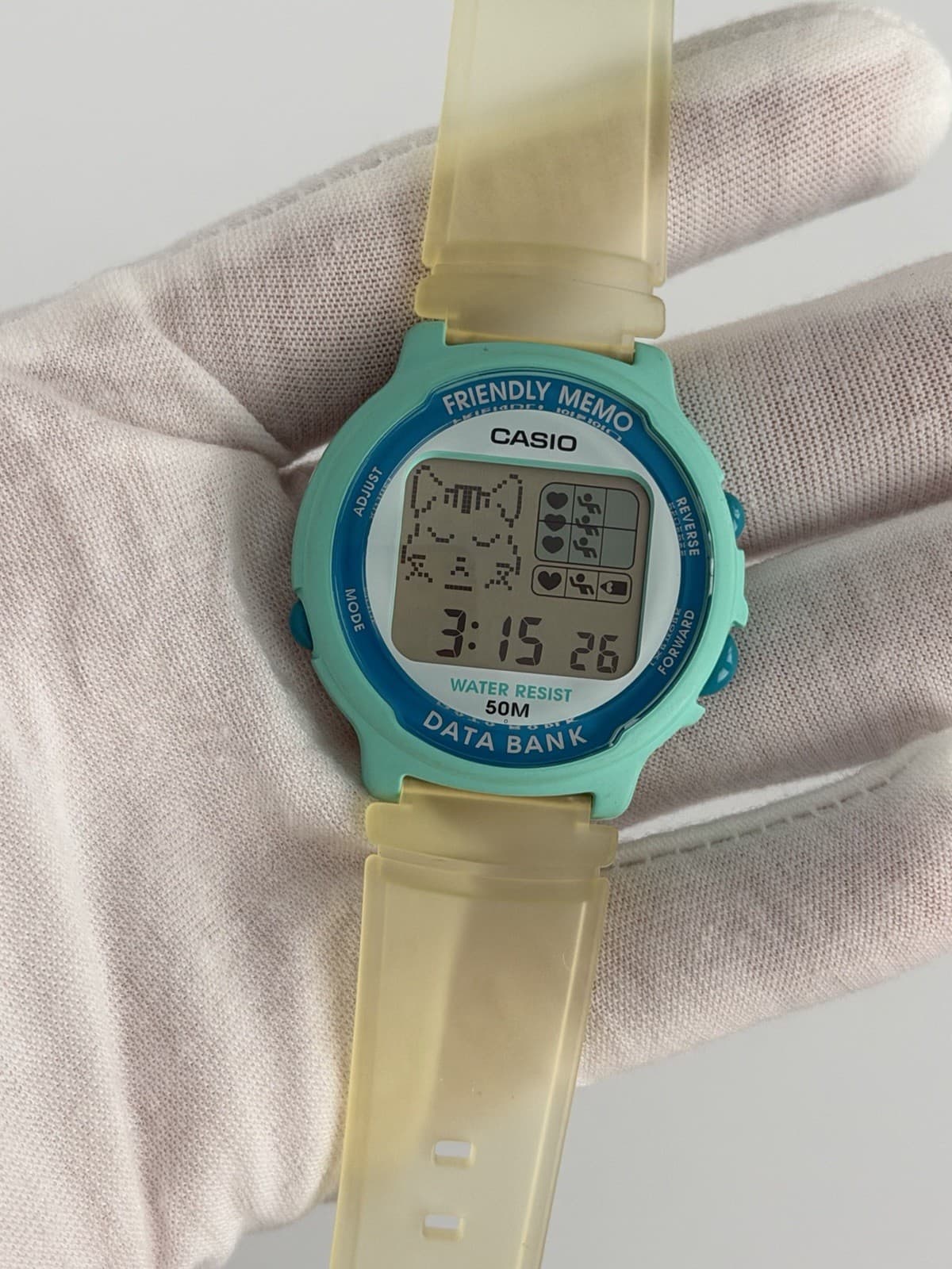 Casio Friendly Memo Data Bank DBJ-24 Vintage Digital Sports Watch JDM 1980s